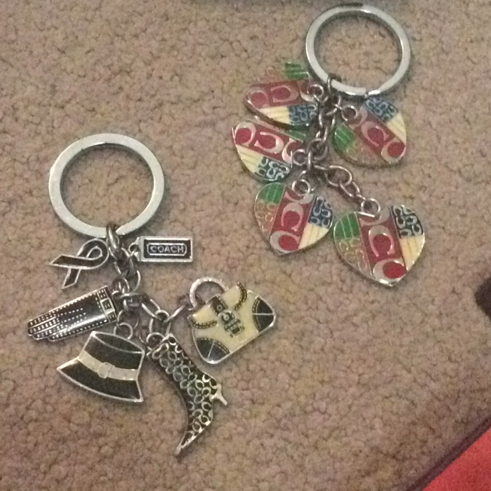 HUGE bundle LOT coach set keychains buttons tabs